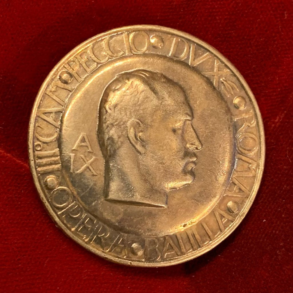 Fermafazzoletto a spilla “III° Campeggio Dux” OPERA NAZIONALE BALILLA