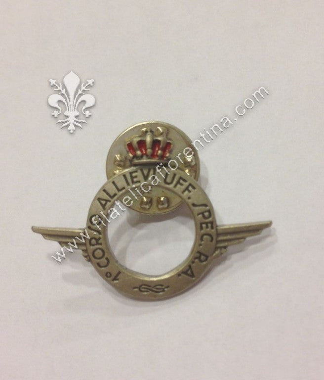 Distintivi del 1° Corso Allievi Uff. Spec. R.A. - Reducisti