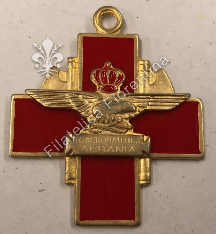 Croce Regia Aeronautica in Albania - variante su scritte