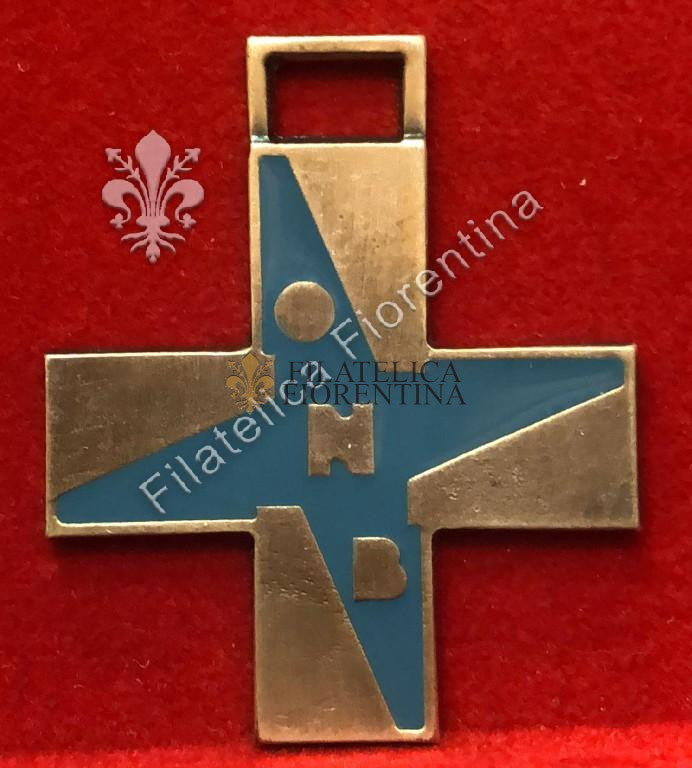 Croce O.N.B. Opera Nazionale Balilla - azzurro