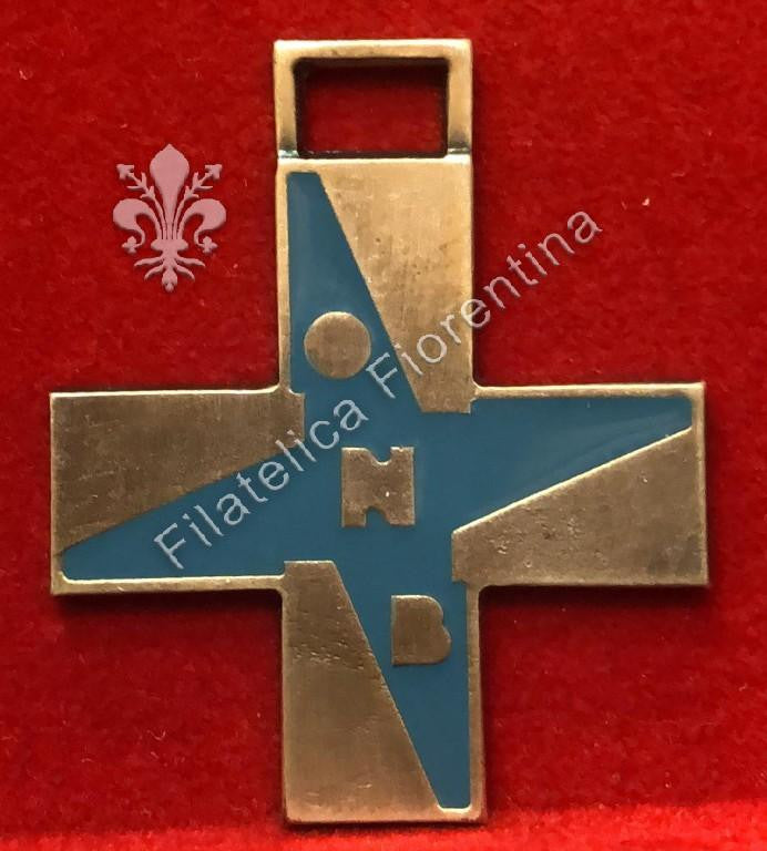 Croce O.N.B. Opera Nazionale Balilla - azzurro
