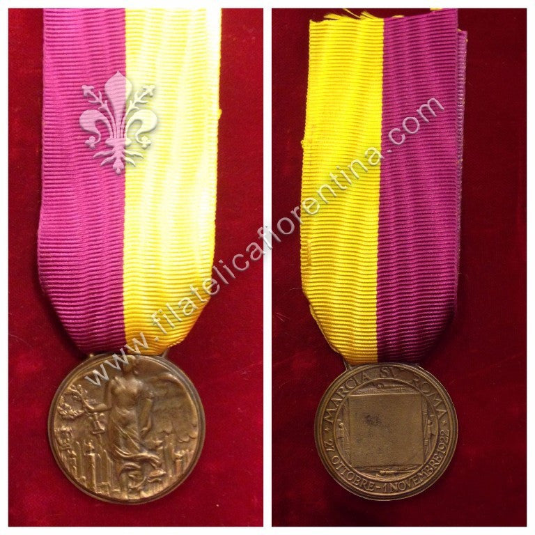 Medaglia della marcia su Roma (ottobre 1922) con nastro