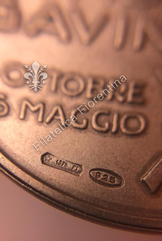 Medaglia della Divisione “Gavinana” (cavallino rampante) - in argento 925/°°°