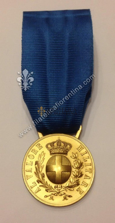 Medaglia al Valore Militare del Regno - modello dorato (conio)
