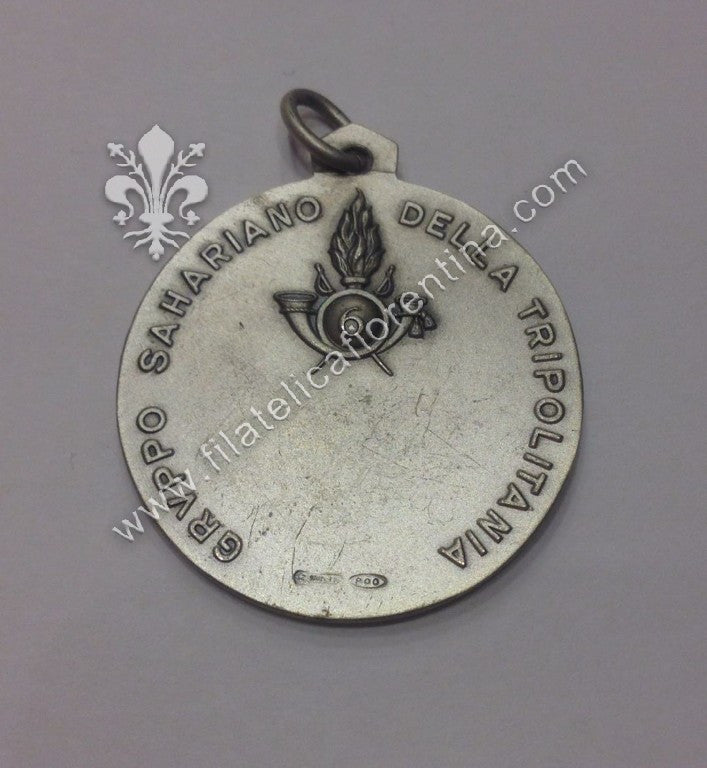 Medaglia del 6° Gruppo Sahariano della Tripolitania - argento 800