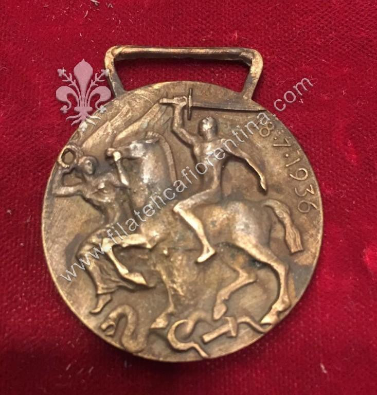 Medaglia  guerra di Spagna Volontario per la Liberazione 1936