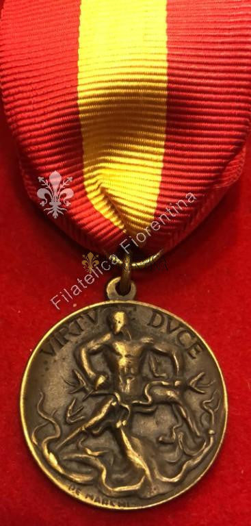 Medaglia Guerra di Spagna - Legionari di Roma in terra di Spagna con nastro