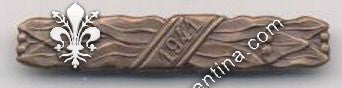 Fascetta “1941” in bronzo - 2^ Guerra Mondiale