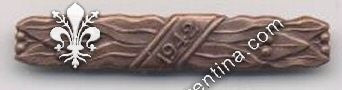 Fascetta “1942” in bronzo - 2^ Guerra Mondiale