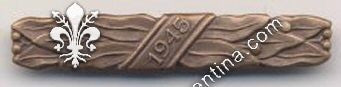 Fascetta “1945” in bronzo - 2^ Guerra Mondiale