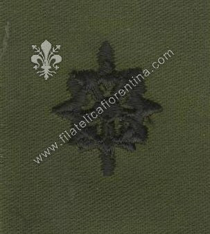 BOS ufficiale servizi segreti in stoffa nero su verde (in coppia)