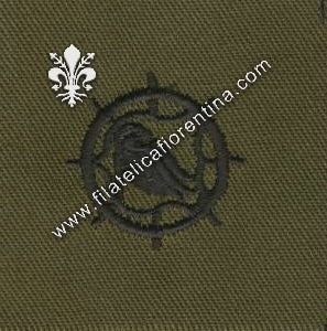 BOS ufficiale trasporti in stoffa nero su verde (in coppia)