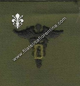 BOS uff.dentista in stoffa nero su verde (in coppia)