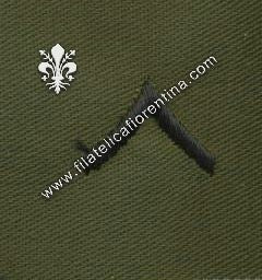 Gradi soldato colletto in nero su verde  (in coppia)