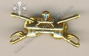 BOS ufficiale carristi  in metallo dorato ( in coppia )