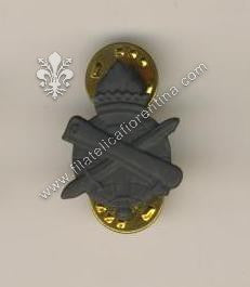 BOS ufficiale adetto agli affari civili in metallo nero (in coppia)