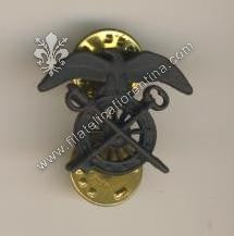 BOS ufficiale quartier generale in metallo nero ( in coppia )