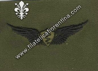 Flight surgeon in stoffa nero su verde