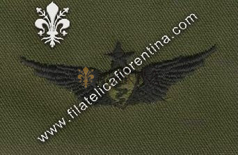 Flight surgeon senior in stoffa nero su verde