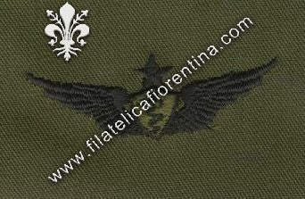 Flight surgeon senior in stoffa nero su verde