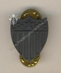 BOS ufficiale adjutant general in metallo nero (in coppia)