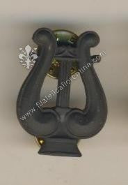 BOS ufficiale musicisti in metallo nero ( in coppia )