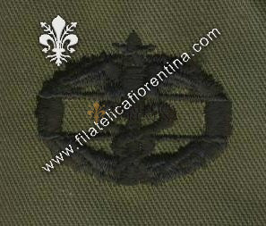 Combat medical 2award in stoffa nero su verde
