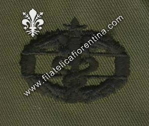 Combat medical 2award in stoffa nero su verde