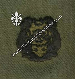 Diver 1 classe in stoffa nero su verde