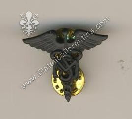 BOS ufficiale servizio medico in metallo nero ( in coppia )