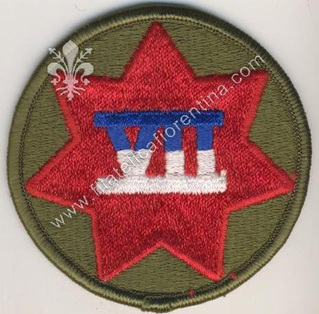 7° corps ( rosso su fondo verde )