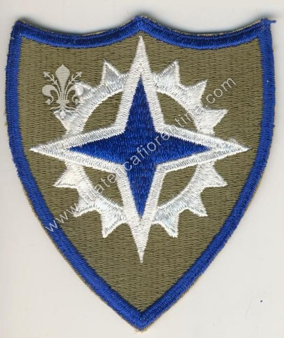 16° corps ( blu e bianco su fondo verde )