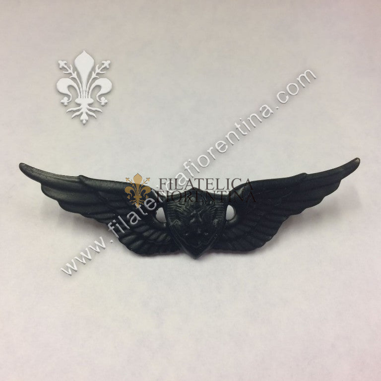 Aircraft crewman basic in metallo nero per uniforme da combattimento