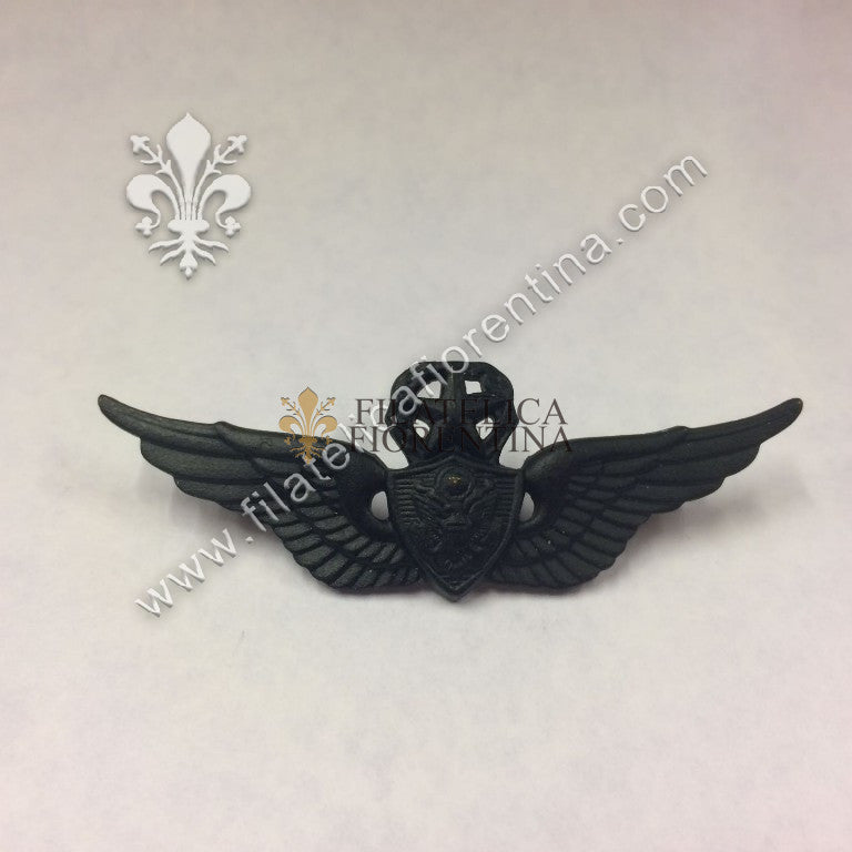 Aircraft crewman master in metallo nero per uniforme da combattimento