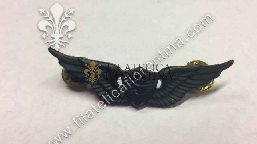 Flight surgeon basic in metallo nero per uniforme da combattimento