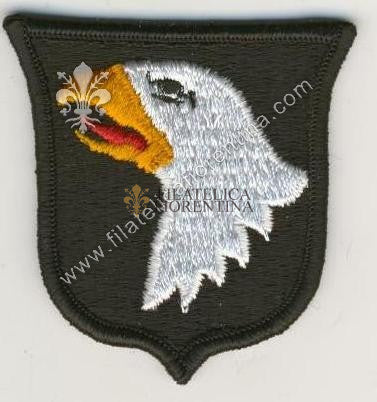 101^ Divisione Airborne "Screaming Eagle" colore / fondo nero