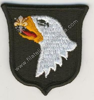101^ Divisione Airborne "Screaming Eagle" colore / fondo nero