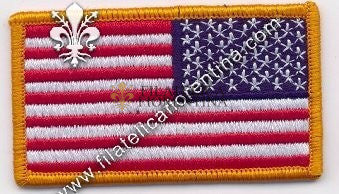 Bandiera USA da spalla reverse - cm 8 x 4.50