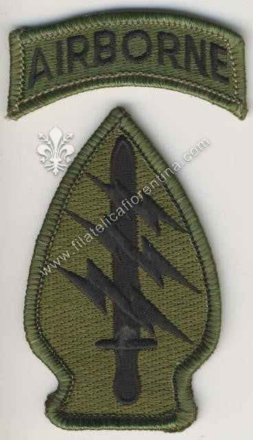 Special forces mimetico da combattimento ( nero su verde )