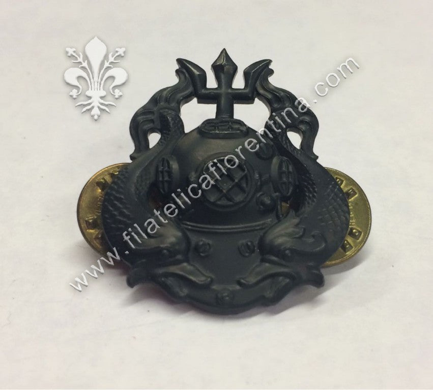 Diver master in metallo nero per uniforme da combattimento