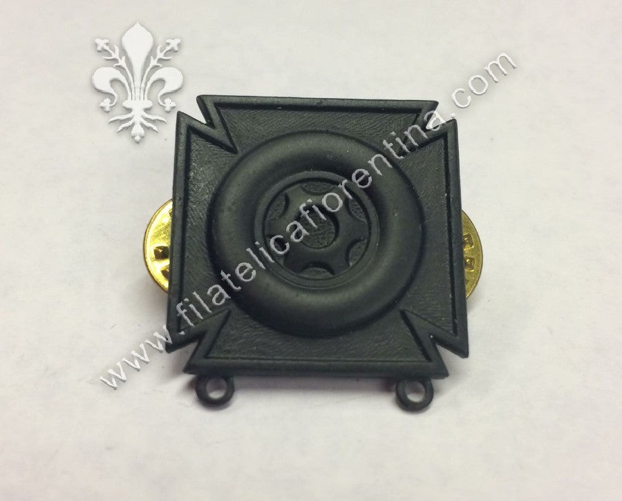 Specialist driver /mechan. in metallo nero per uniforme da combattimento