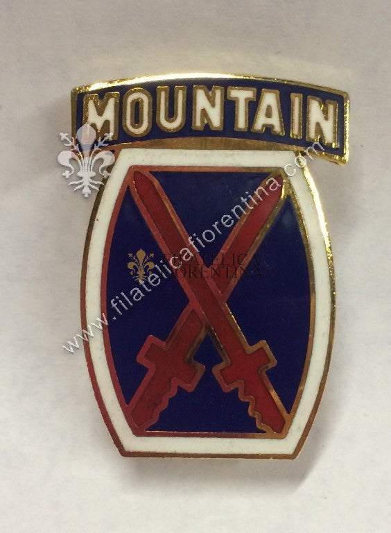Crest 10° divisione "mountain"
