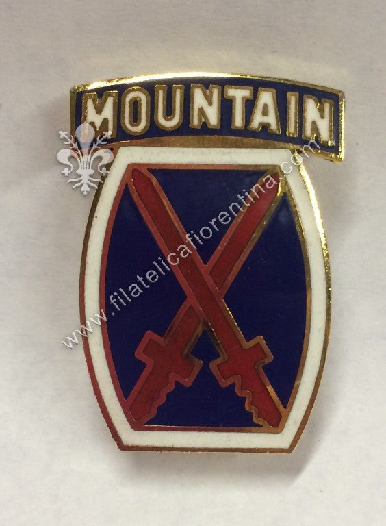 Crest 10° divisione "mountain"