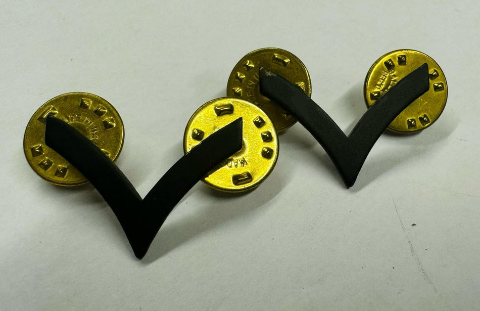 Gradi  PFC in metallo nero per uniforme da combattimento