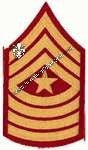 Gradi  MSGT in metallo nero per uniforme da combattimento