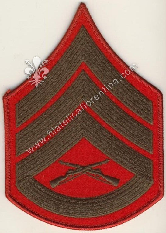 Gradi Sergente Senior verde-rosso