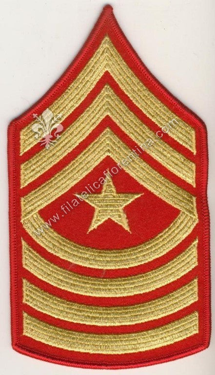 Gradi Maggiore Sergente (giallo-rosso)