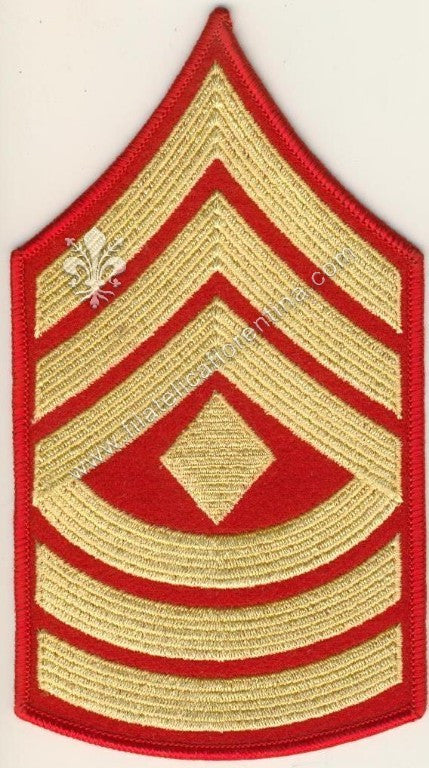 Gradi Major Sergent giallo-rosso