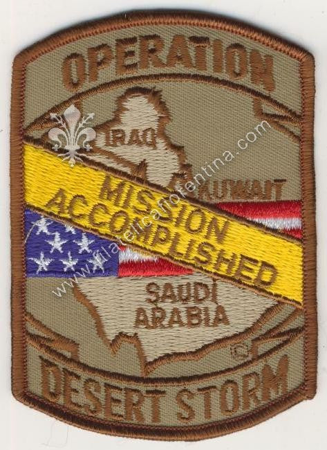 "Operation desert storm mission accomplished"