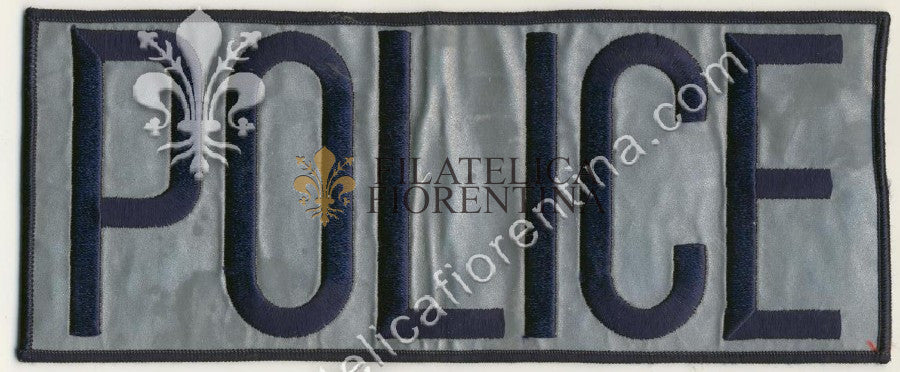 Scritta "POLICE" da schiena cm 24.50